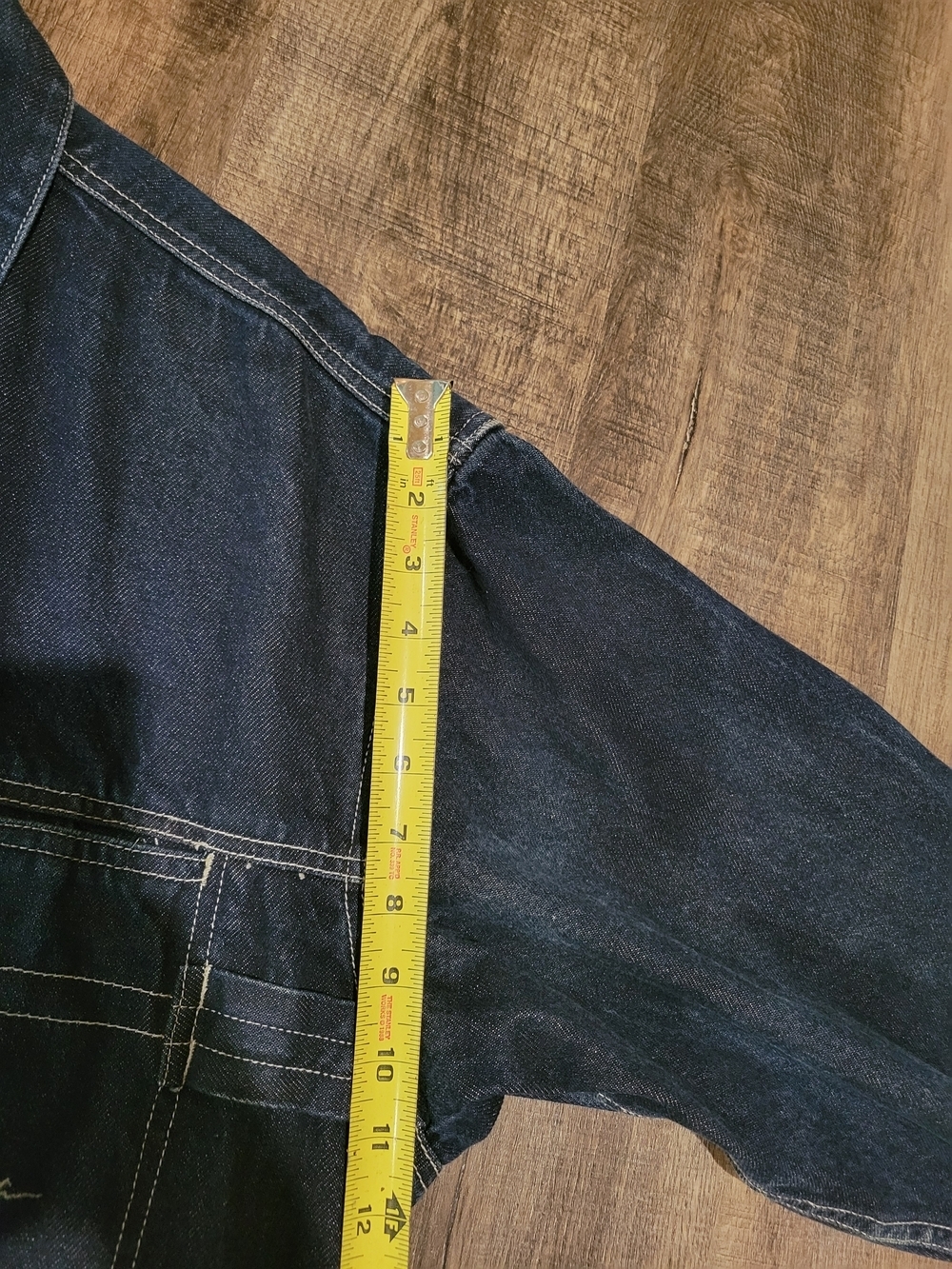 Sean John Dark Blue Denim Jacket - Picture 14 of 16